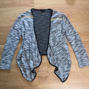 Black and white cardigan